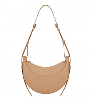 Beige Polene Numéro Dix Crossbody Bags | IRELAND 416089T