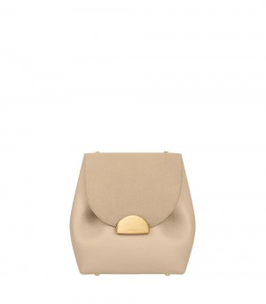 Beige Polene Numéro Un Mini Crossbody Bags | IRELAND 562197F