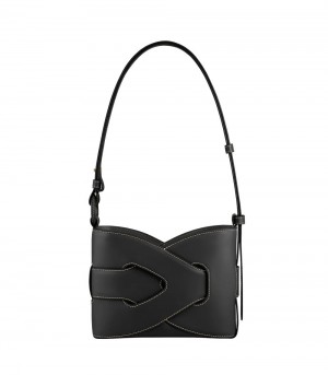 Black Polene Nodde Shoulder Bags | IRELAND 895137V