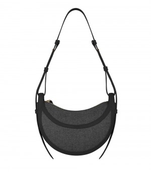 Black Polene Numéro Dix Crossbody Bags | IRELAND 032189N