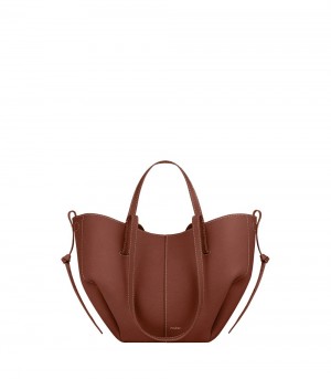 Brown Polene Cyme Mini Tote Bags | IRELAND 309657D