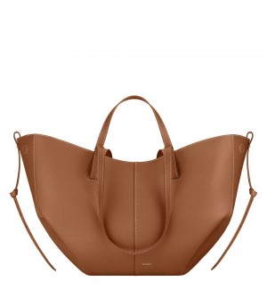 Brown Polene Cyme Tote Bags | IRELAND 689705T