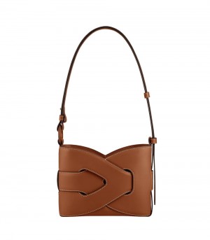 Brown Polene Nodde Shoulder Bags | IRELAND 768239A