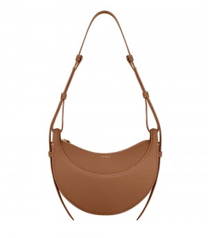 Brown Polene Numéro Dix Crossbody Bags | IRELAND 736802B