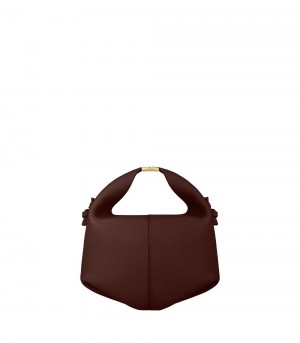 Chocolate Polene Béri Handbags | IRELAND 614093V