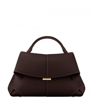 Chocolate Polene Mokki Handbags | IRELAND 478130M