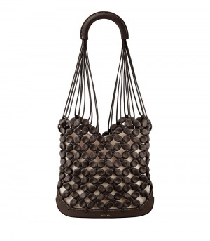 Chocolate Polene Solé Shoulder Bags | IRELAND 476159V