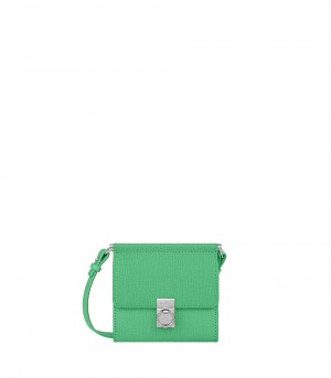 Green Polene Numéro Sept Crossbody Wallets | IRELAND 385267H