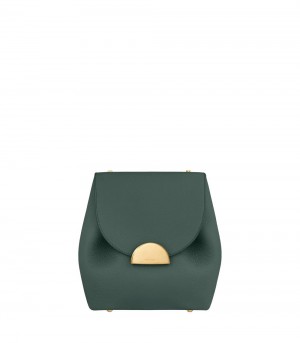 Green Polene Numéro Un Mini Crossbody Bags | IRELAND 235908M