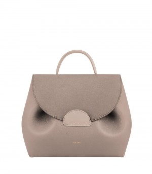 Grey Brown Polene Numéro Un Handbags | IRELAND 642835Z