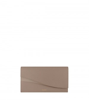 Grey Brown Polene Sierra Wallets | IRELAND 629475B