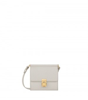 Grey Polene Numéro Sept Crossbody Wallets | IRELAND 041526A