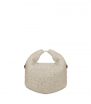 White Polene Béri Handbags | IRELAND 243519X