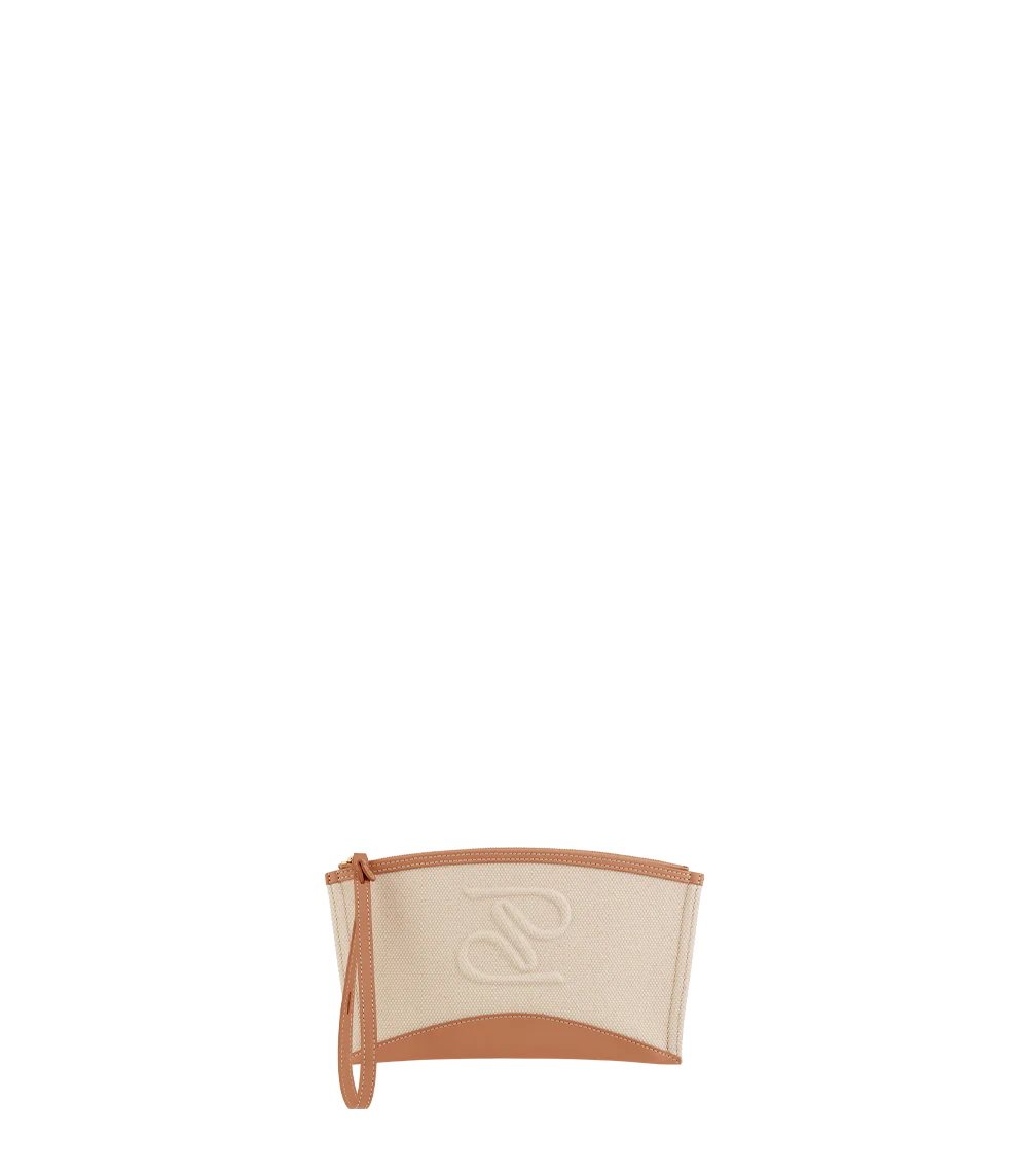 Beige / Brown Polene Ilo Pouch | IRELAND 375204B