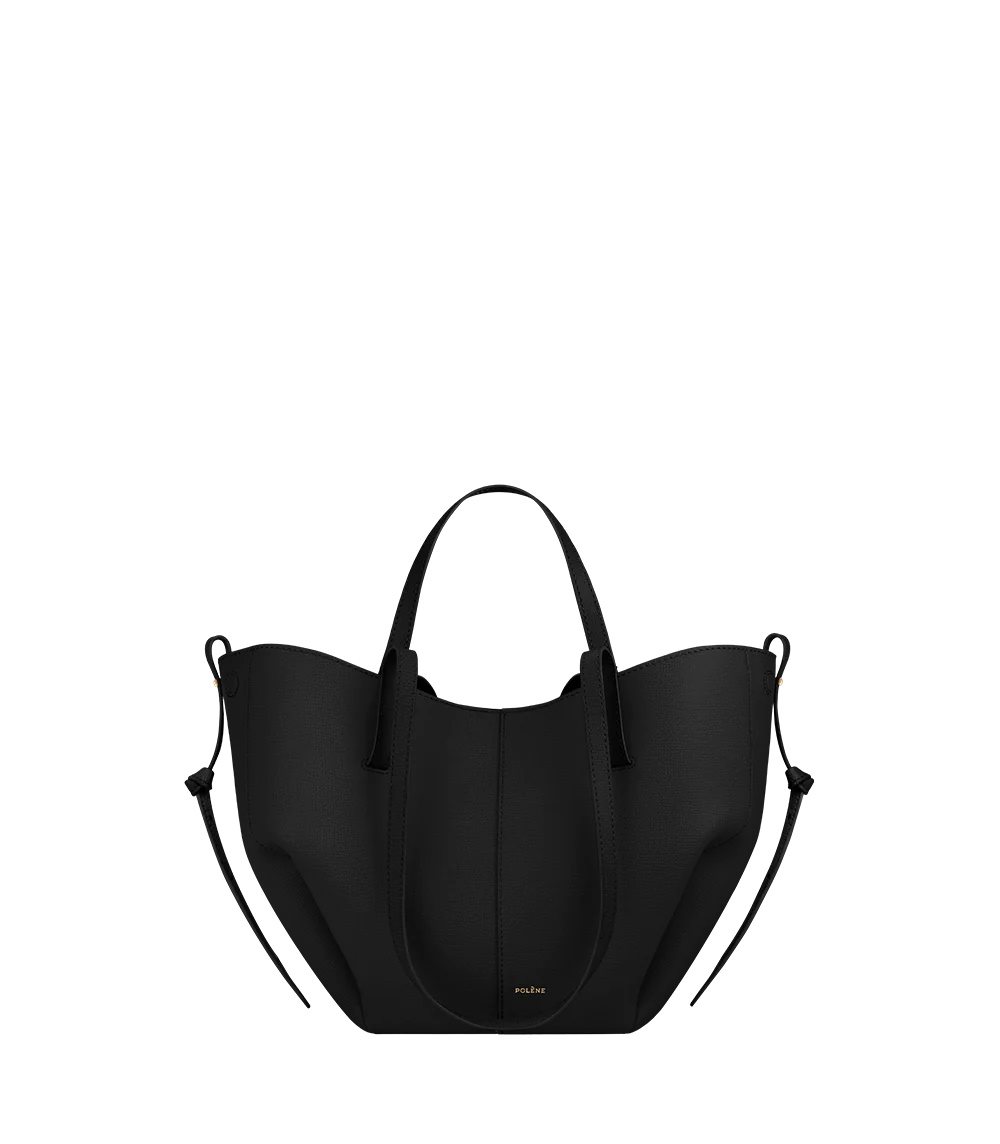 Black Polene Cyme Mini Tote Bags | IRELAND 819723W