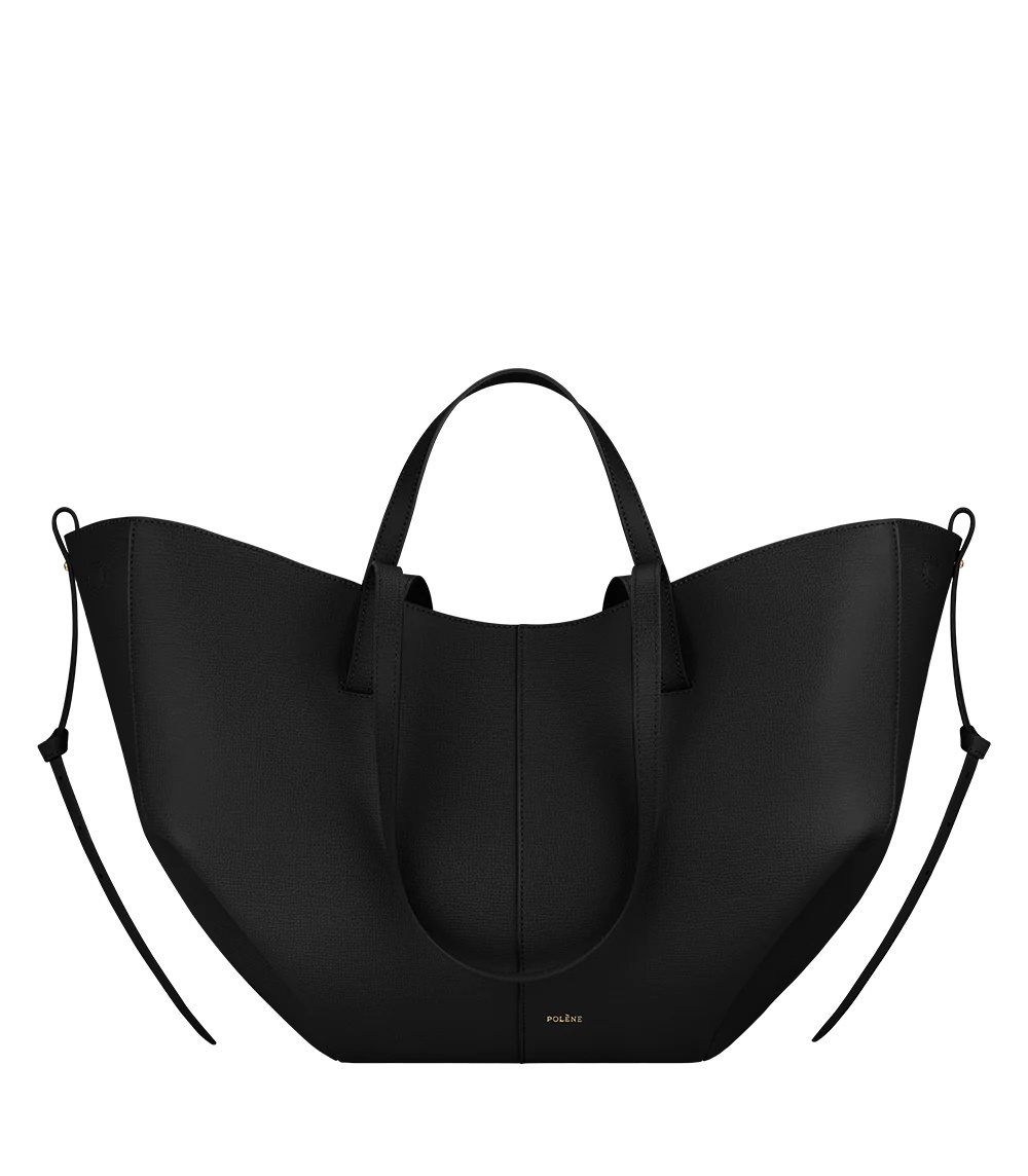 Black Polene Cyme Tote Bags | IRELAND 697413N