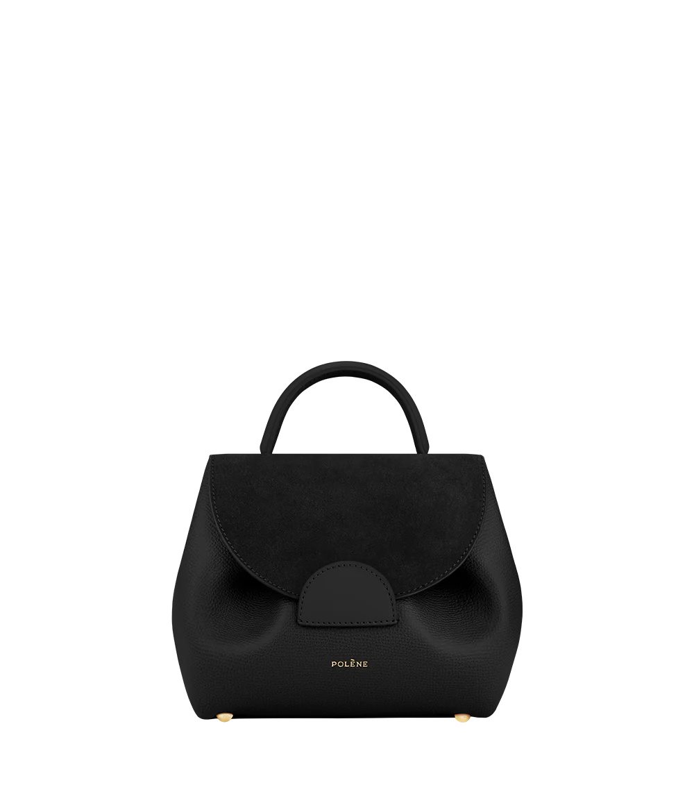 Black Polene Numéro Un Nano Mini Bags | IRELAND 801935K