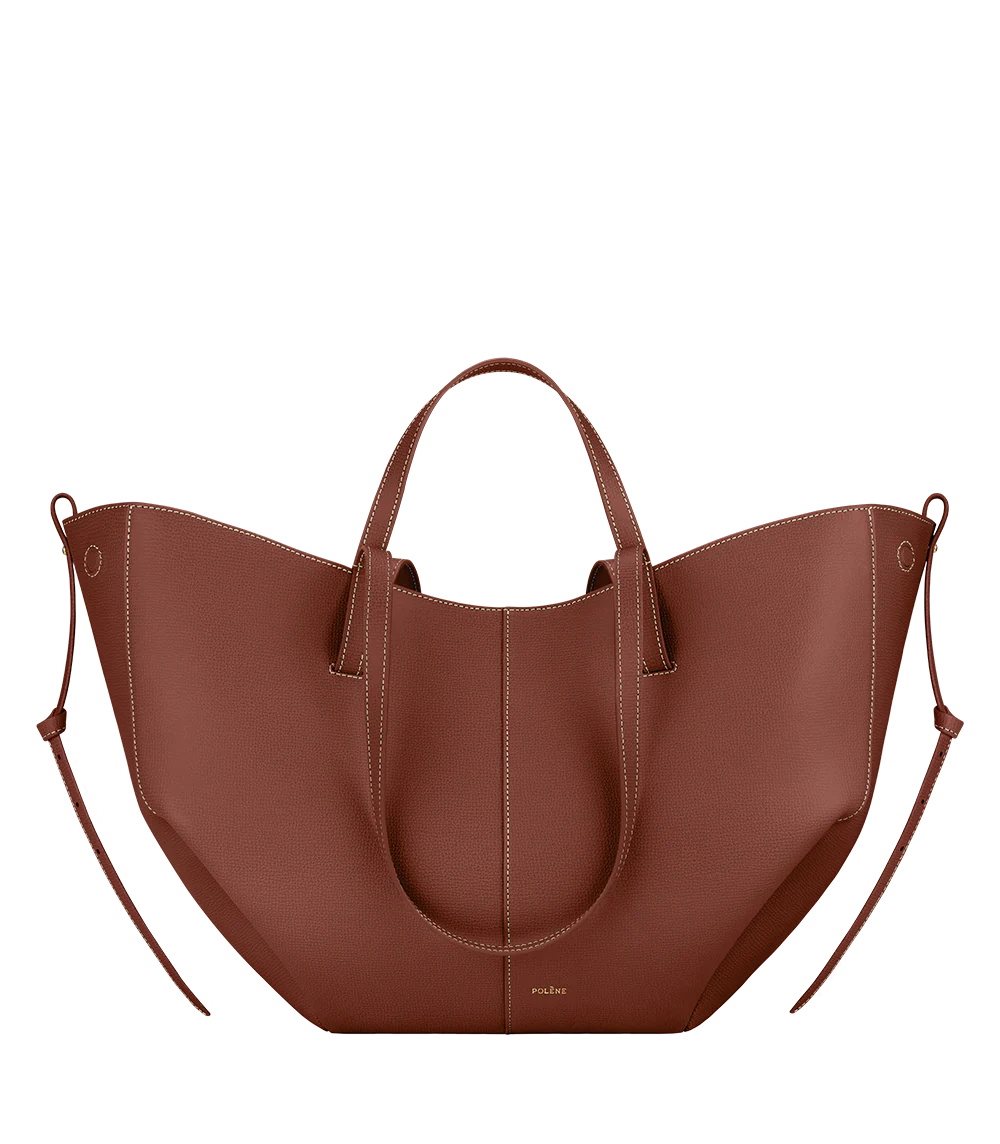 Brown Polene Cyme Tote Bags | IRELAND 459830J