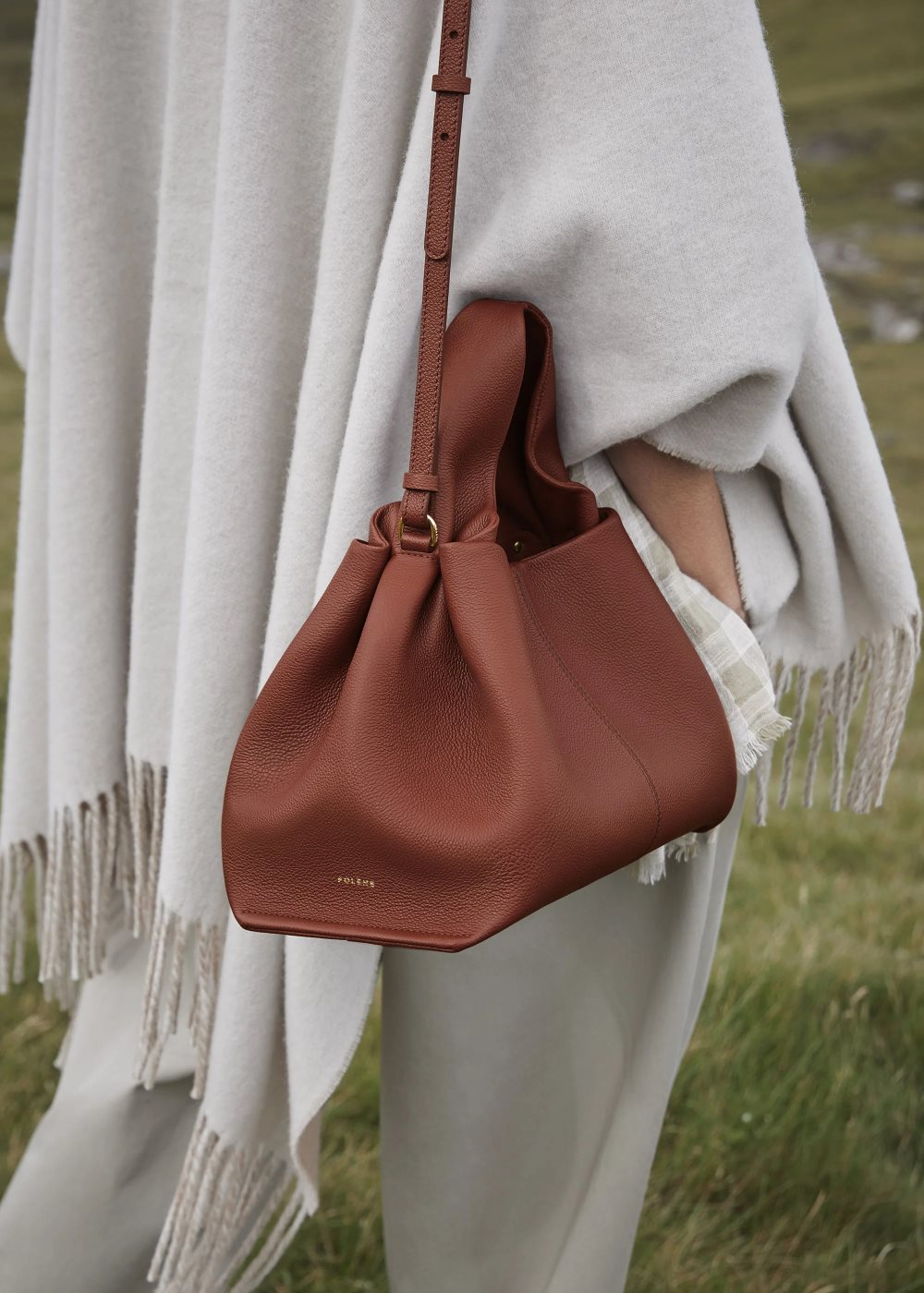 Brown Polene Numéro Neuf Handbags | IRELAND 326014R