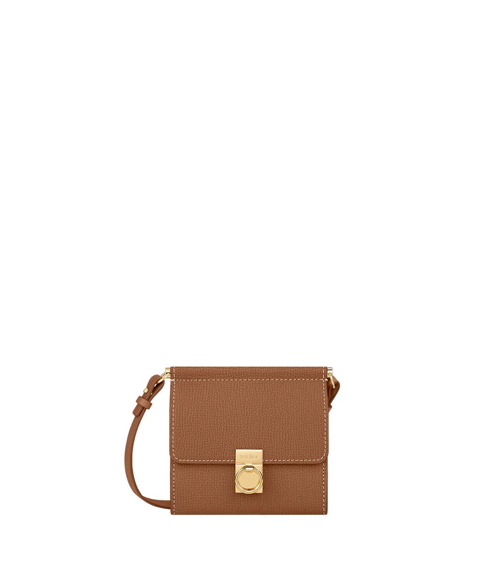 Brown Polene Numéro Sept Crossbody Wallets | IRELAND 741638A