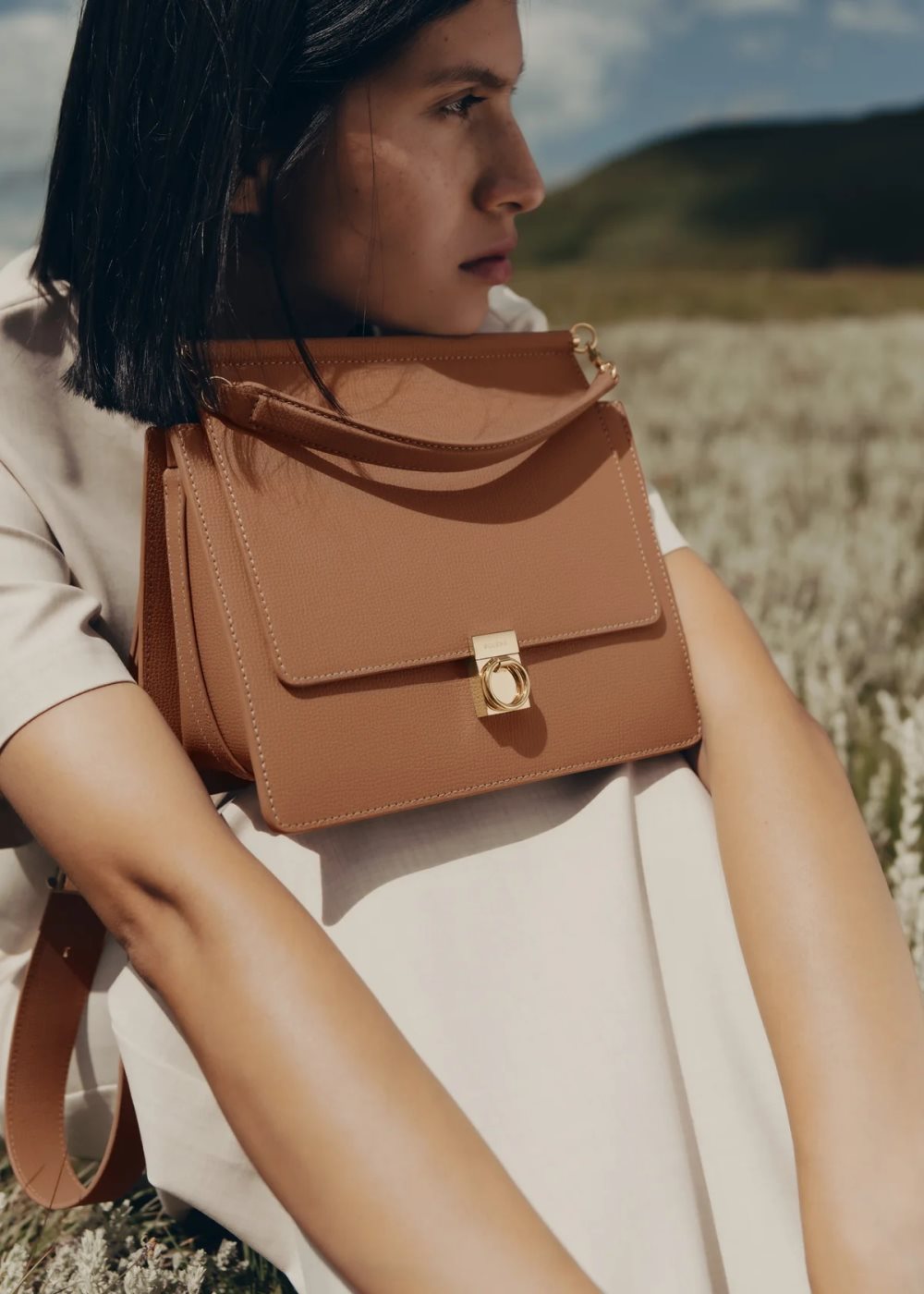 Brown Polene Numéro Sept Handbags | IRELAND 921546D