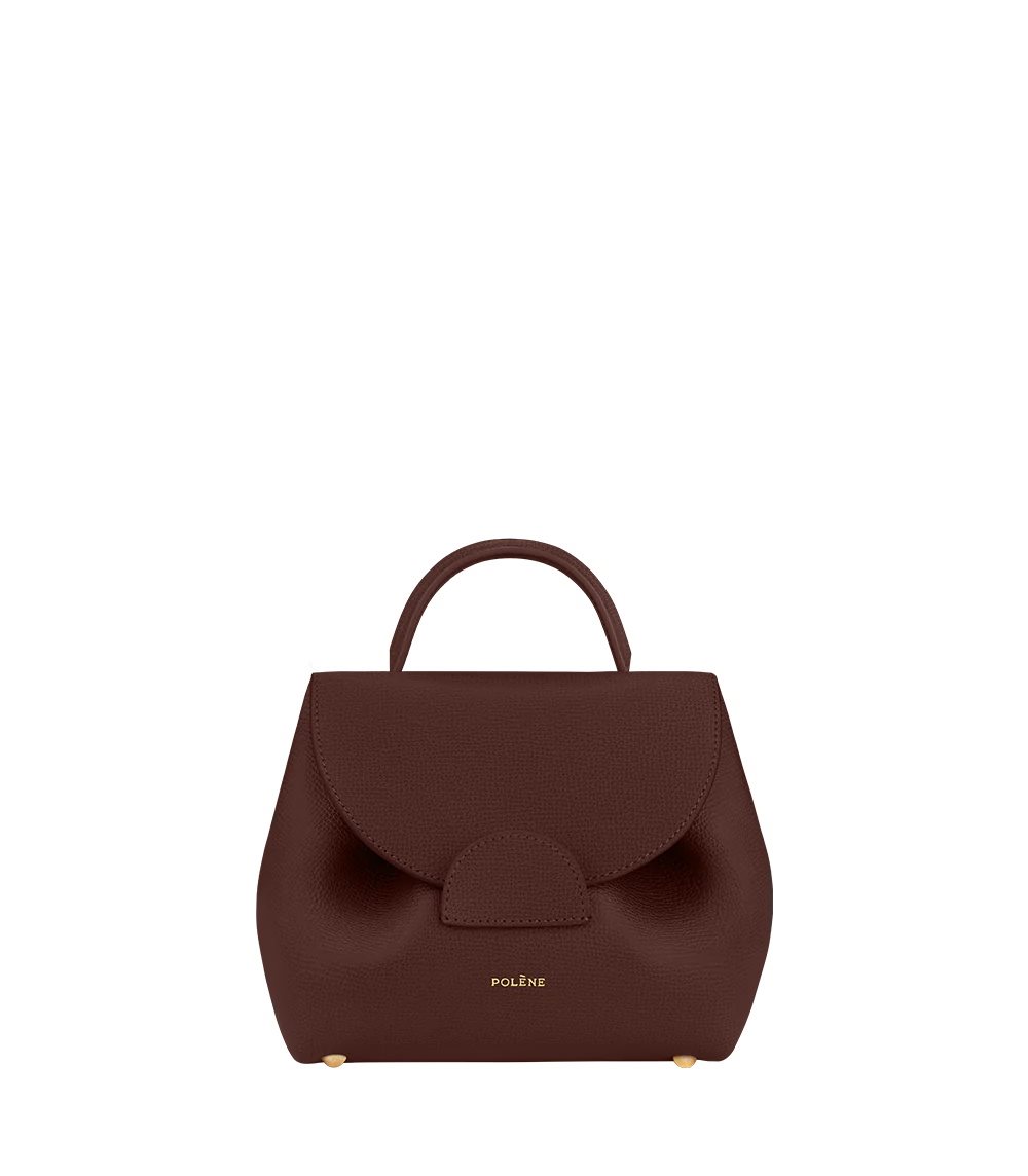 Chocolate Polene Numéro Un Nano Mini Bags | IRELAND 621475J