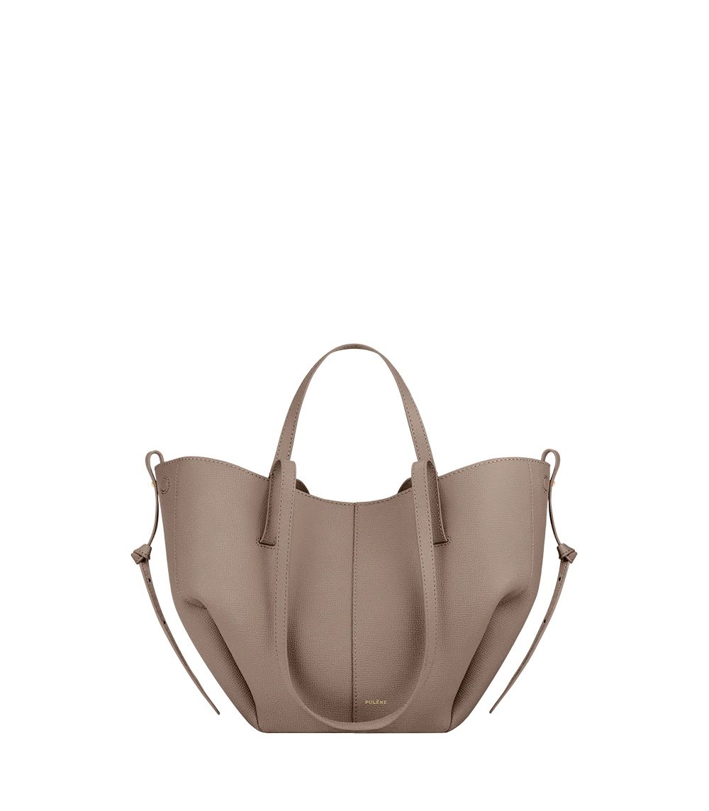 Grey Brown Polene Cyme Mini Tote Bags | IRELAND 438970J