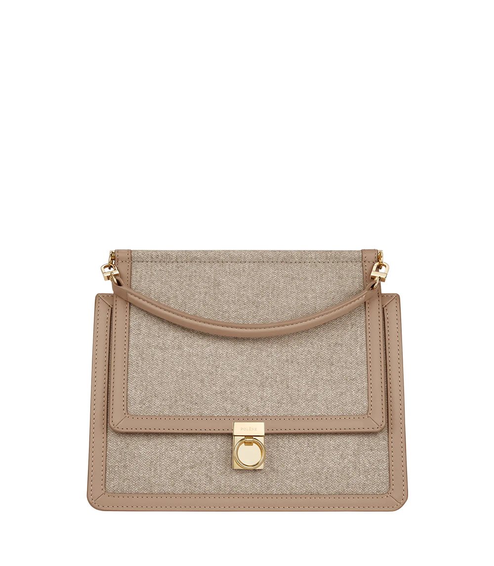 Grey Brown Polene Numéro Sept Handbags | IRELAND 026487V