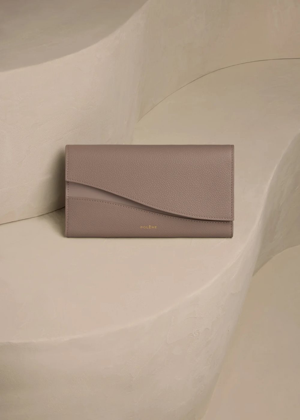 Grey Brown Polene Sierra Wallets | IRELAND 629475B