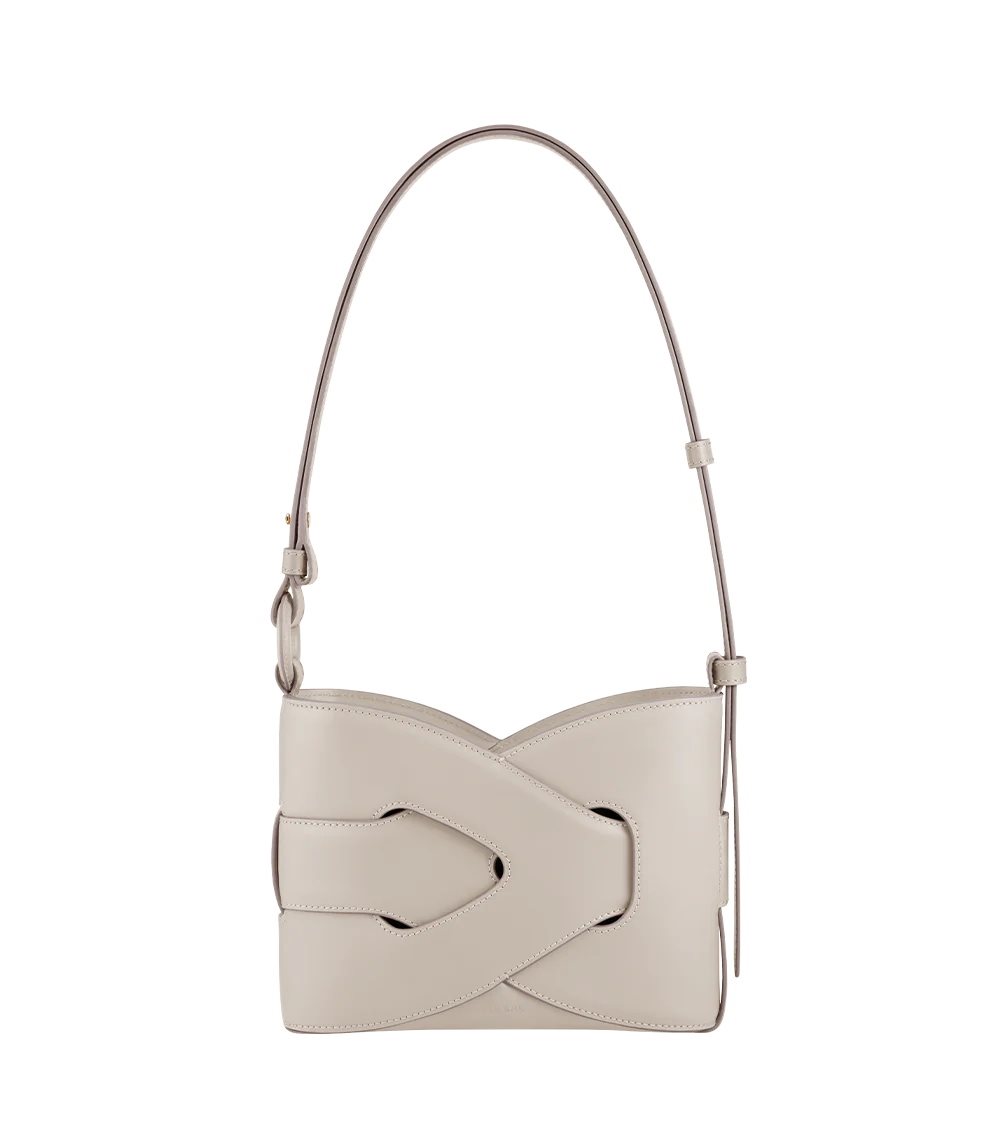 Grey Polene Nodde Shoulder Bags | IRELAND 062538K