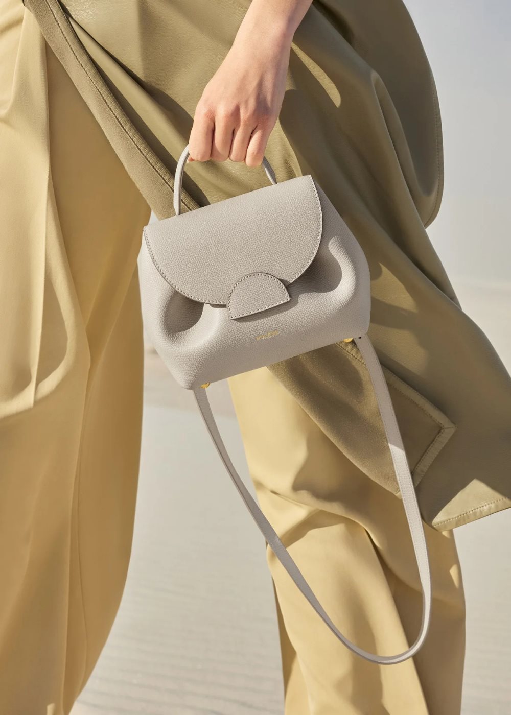 Grey Polene Numéro Un Nano Mini Bags | IRELAND 915784V