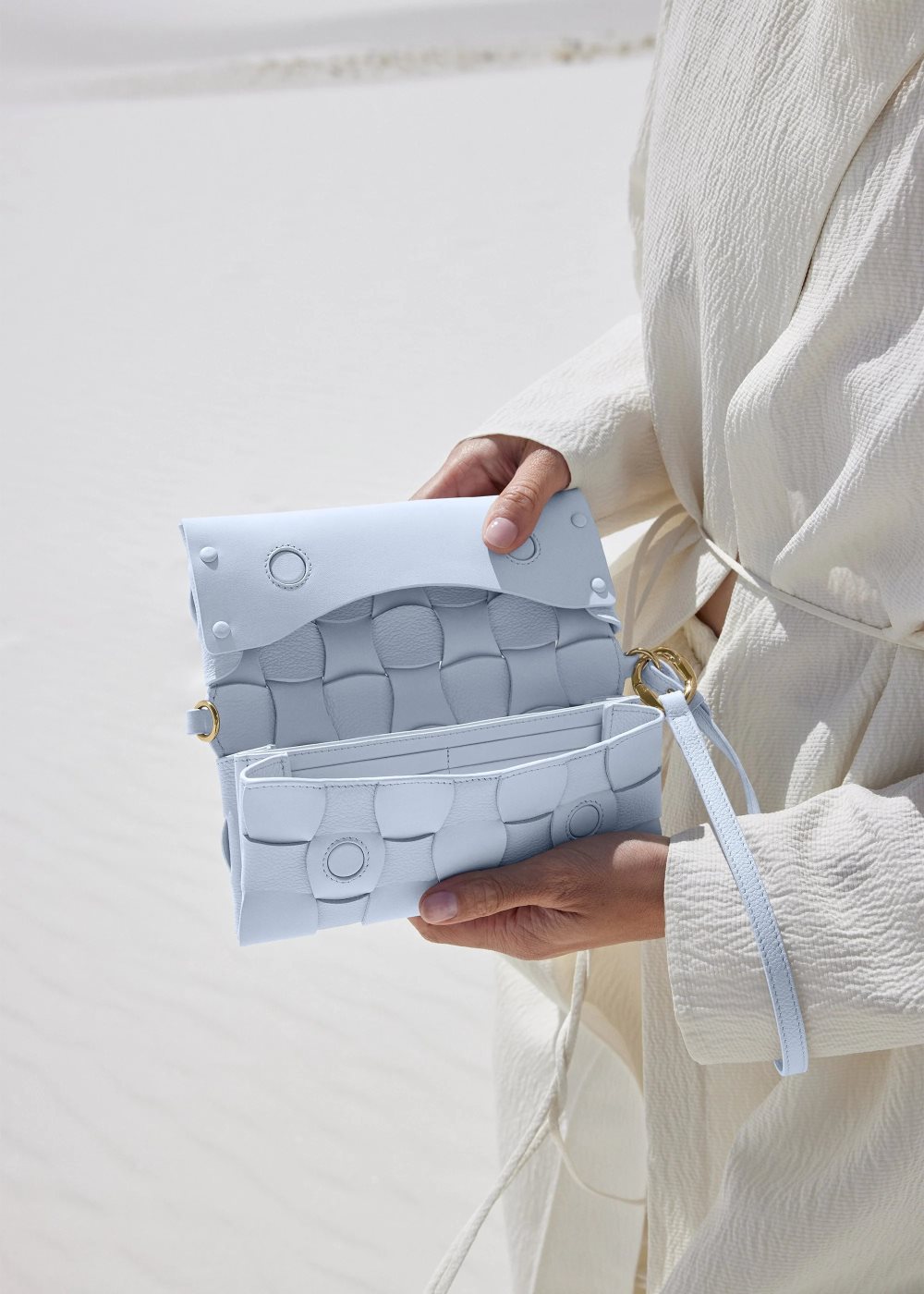 Light Blue Polene Neiti Pouch | IRELAND 285903N