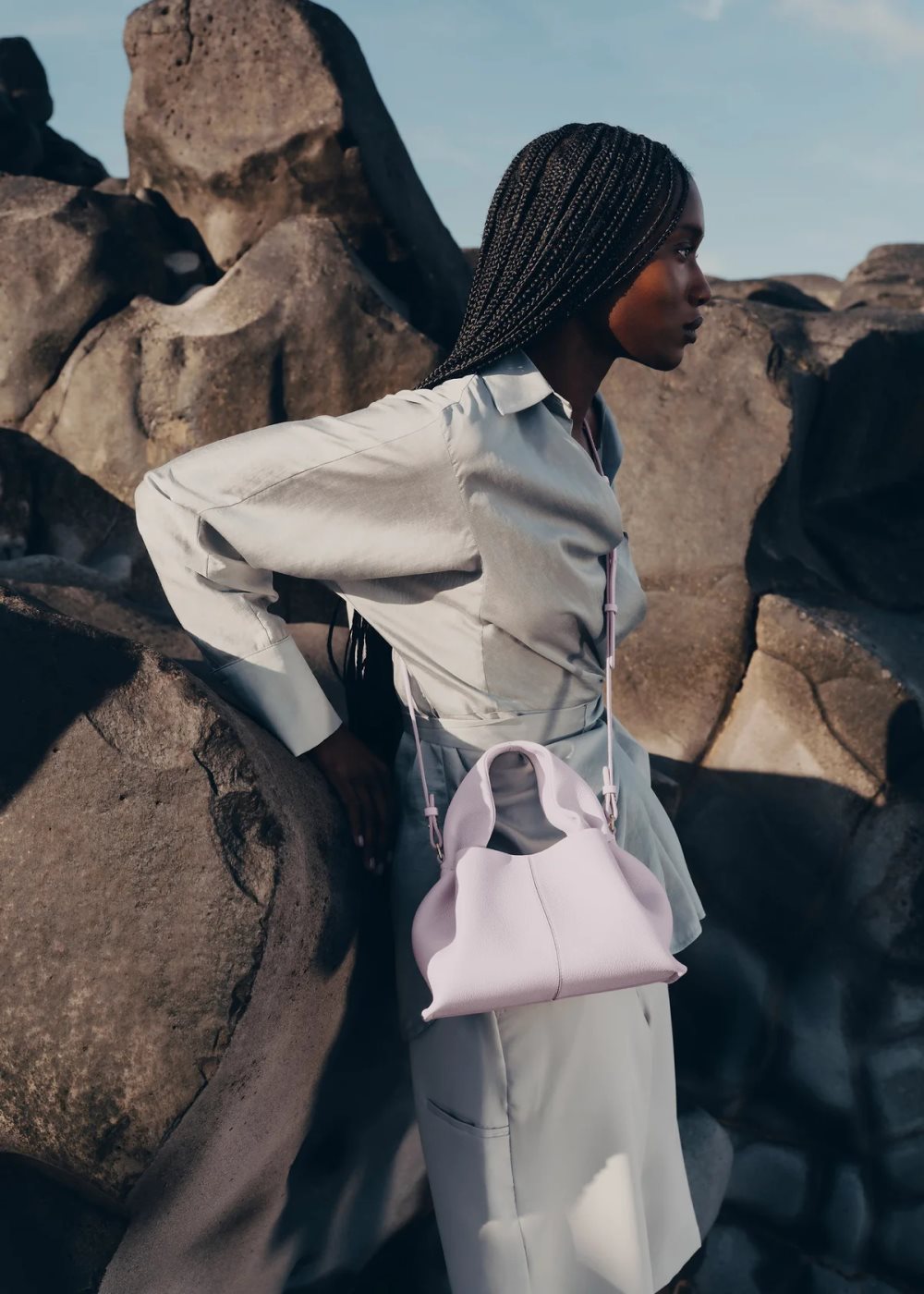 Light Purple Polene Numéro Neuf Mini Bags | IRELAND 518274F